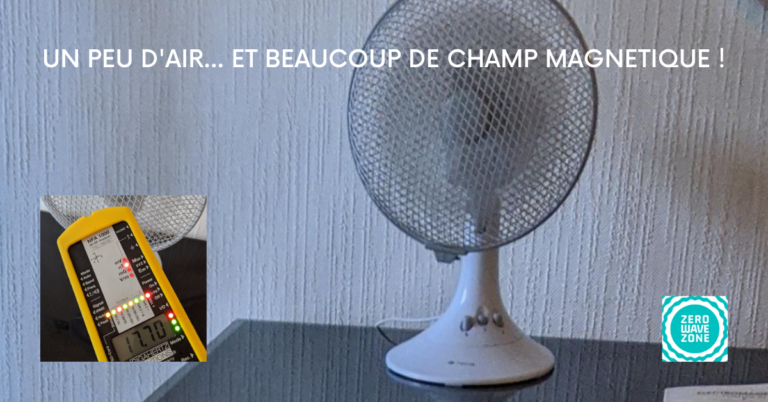 un peu d'air... et beaucoup de champ magnétique